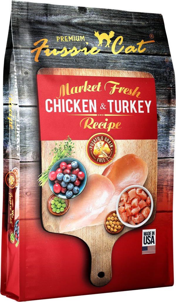 Fussie Cat Market Fresh Chicken & Turkey Dry Cat Food