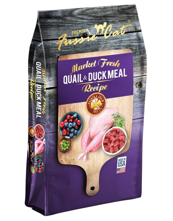 Fussie Cat Market Fresh Quail & Duck Meal Dry Cat Food