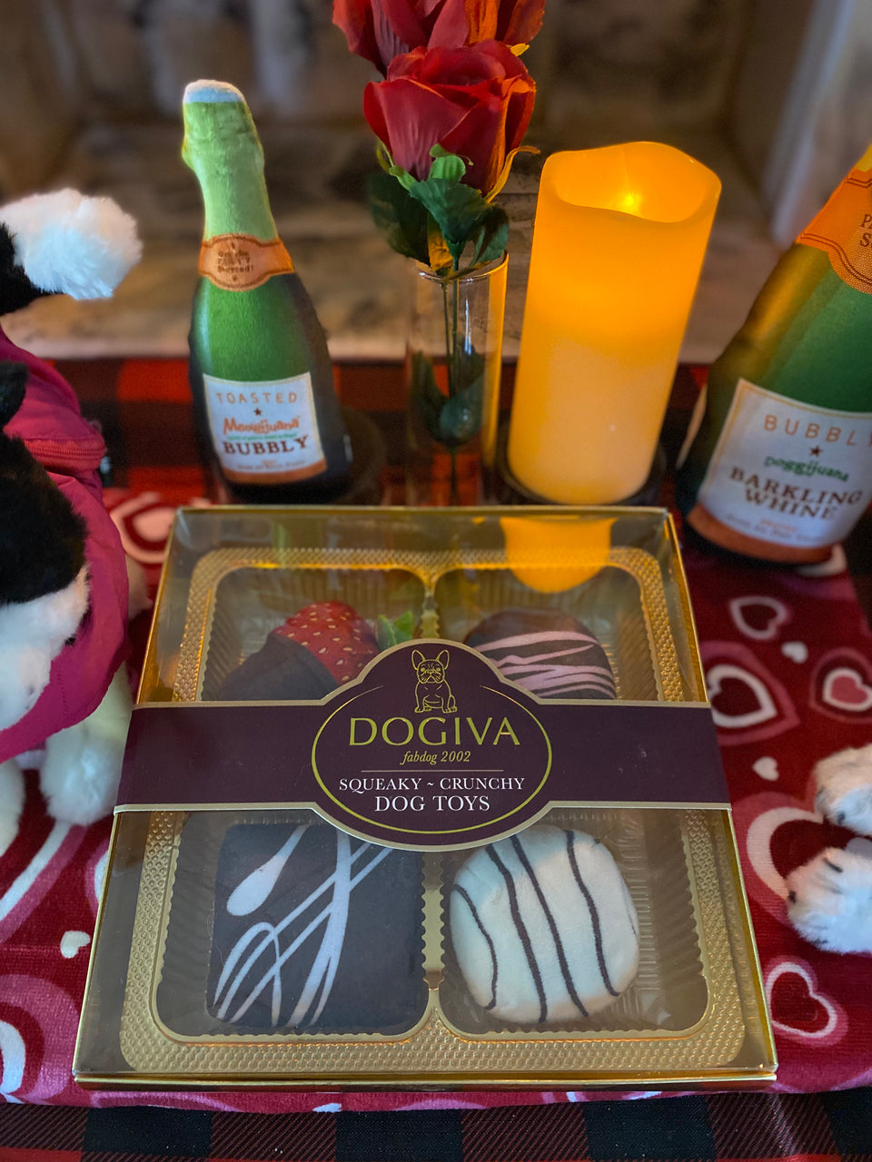 Dogiva Squeaky Toy Box