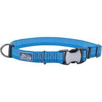 Coastal K9-Explorer Brights Reflective Collar Lake Blue 1" 18-26"