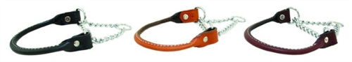 Rolled Leather Martingale Collars