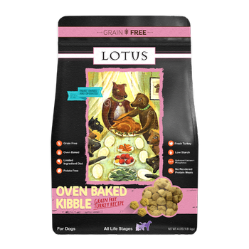 Lotus Grain Free Lamb & Turkey Liver, 4lb
