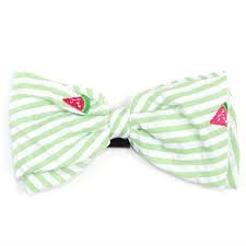 Worthy Dog Bow Tie "Watermelon Green"