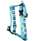 Yellow Dog Designs Harness, Blue Paisley
