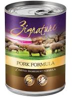 Zignature Dog Can Pork Formula, 13 oz