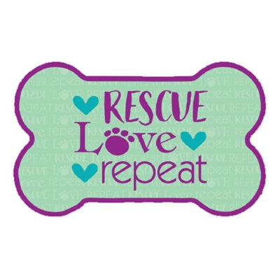 Rescue Love Repeat Magnet