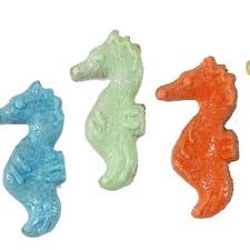 Preppy Puppy Iced Cookie - Seahorse