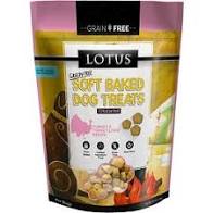Lotus Grain Free Soft Baked Turkey & Turkey Liver Treats, 10 oz