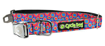Cycle Dog Collar Kaleidoscope Tie Dye