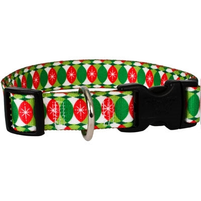 Yellow Dog Design Collar, Christmas Cheer
